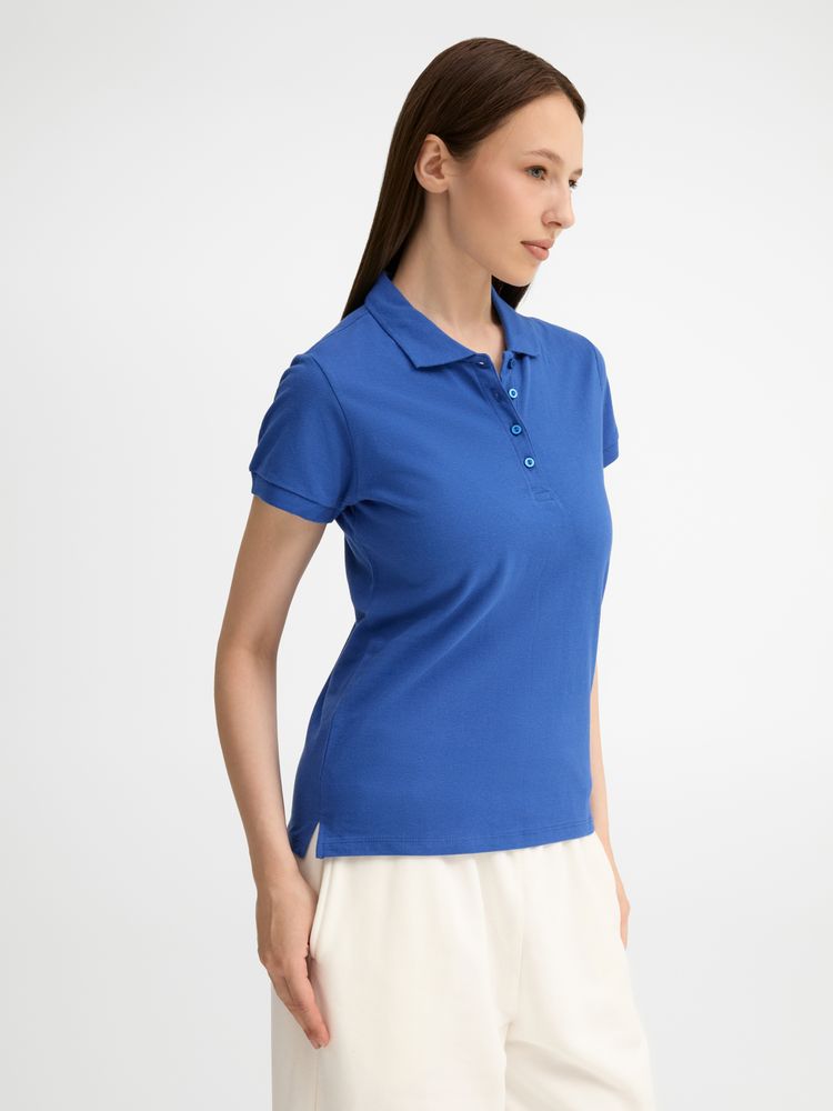 Рубашка поло женская People 210, ярко-синяя (royal)-2