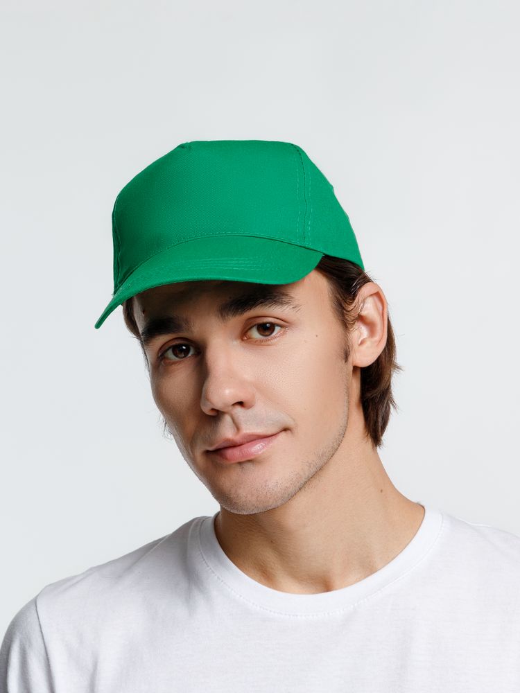 Бейсболка Promo, зеленая-3
