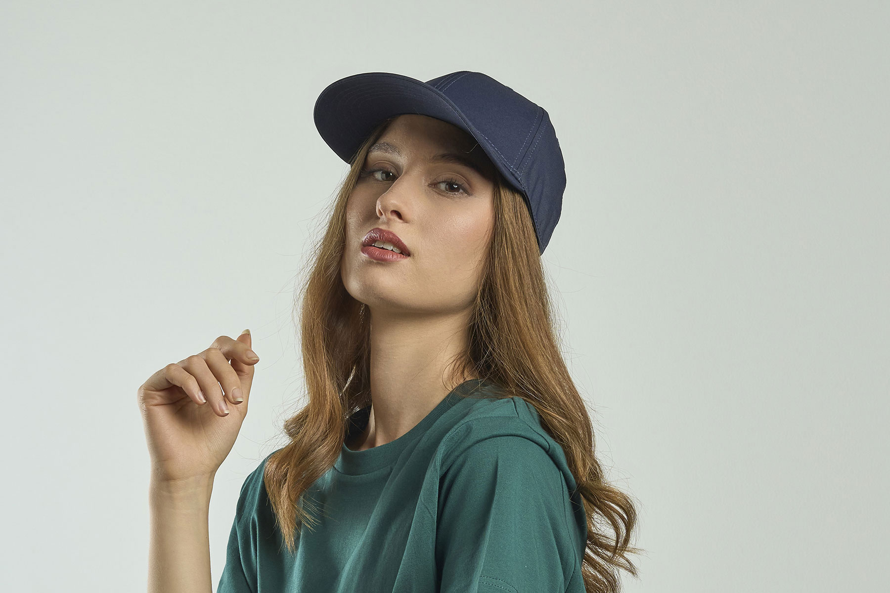 Бейсболка PITCH, 6 клиньев, L/XL, темно-синий-1