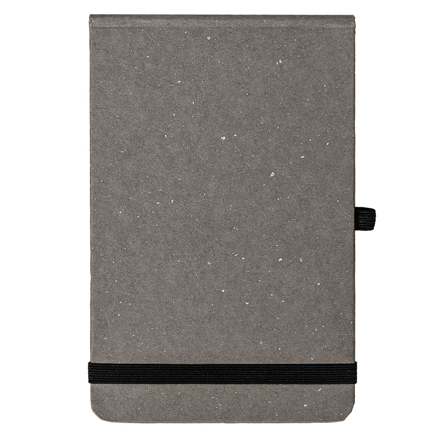 Блокнот MEMO, размер 90х140 мм, серый, блок в клетку, серый-1