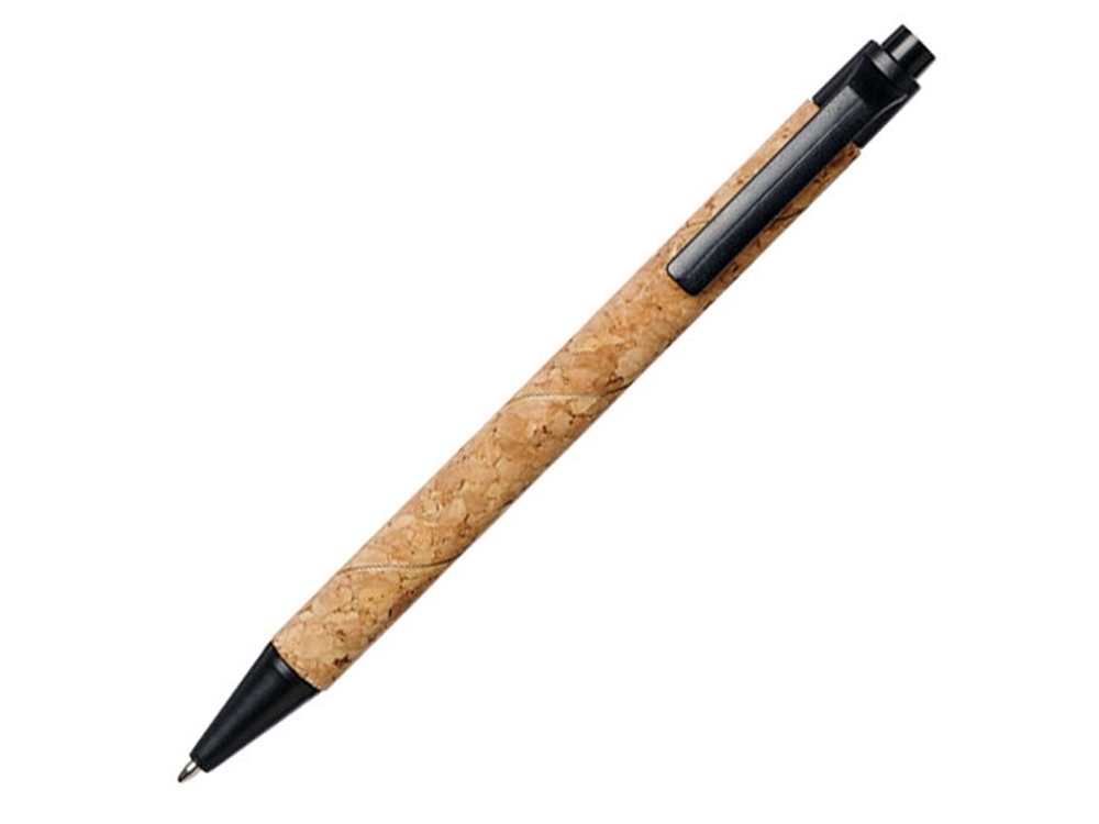 Шариковая ручка Midar из пробки и пшеничной соломы, черный-0