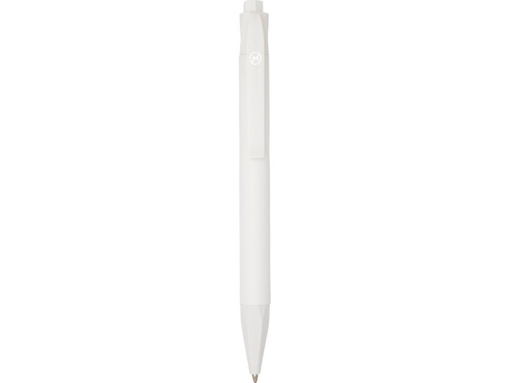 Шариковая ручка Terra из кукурузного пластика, белый-1
