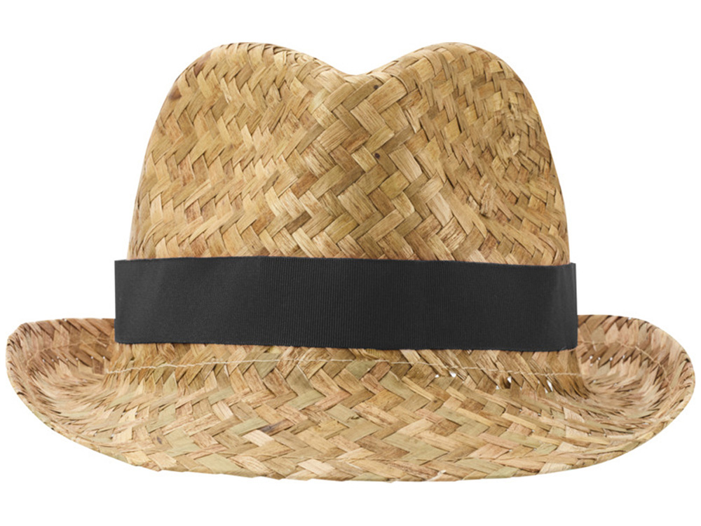 Pricus соломенная шляпа - сплошной черный / Натуральный-1