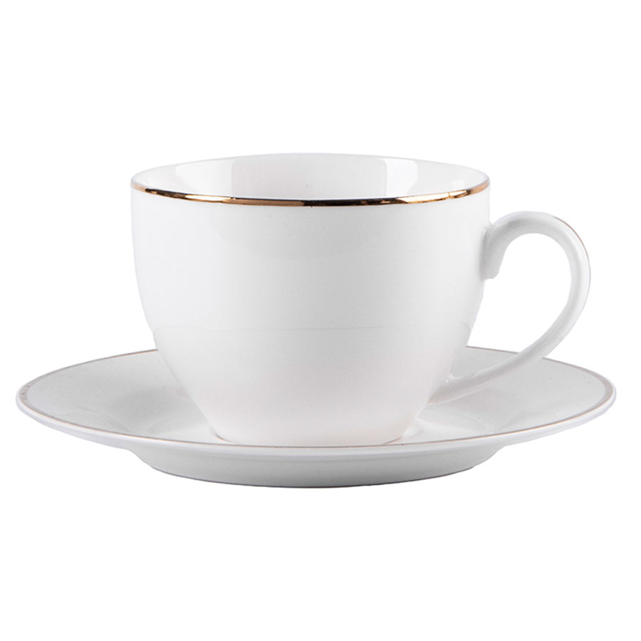 Чайная пара GOLD в подарочной упаковке, белый-0