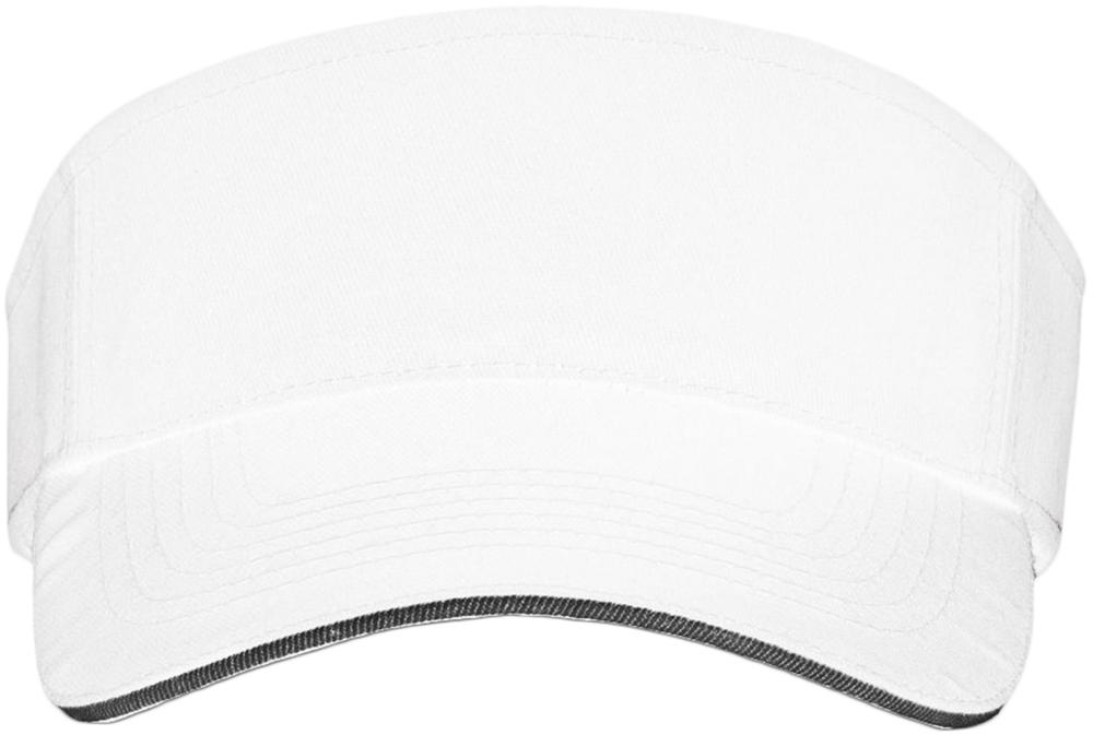 Козырек Ace, белый с черным-2