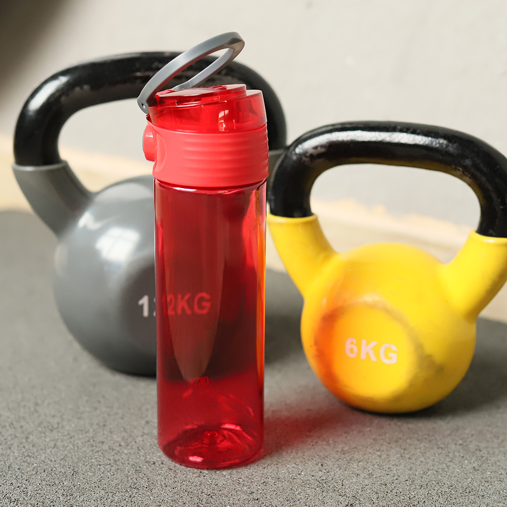 Пластиковая бутылка Barro, Красный-4