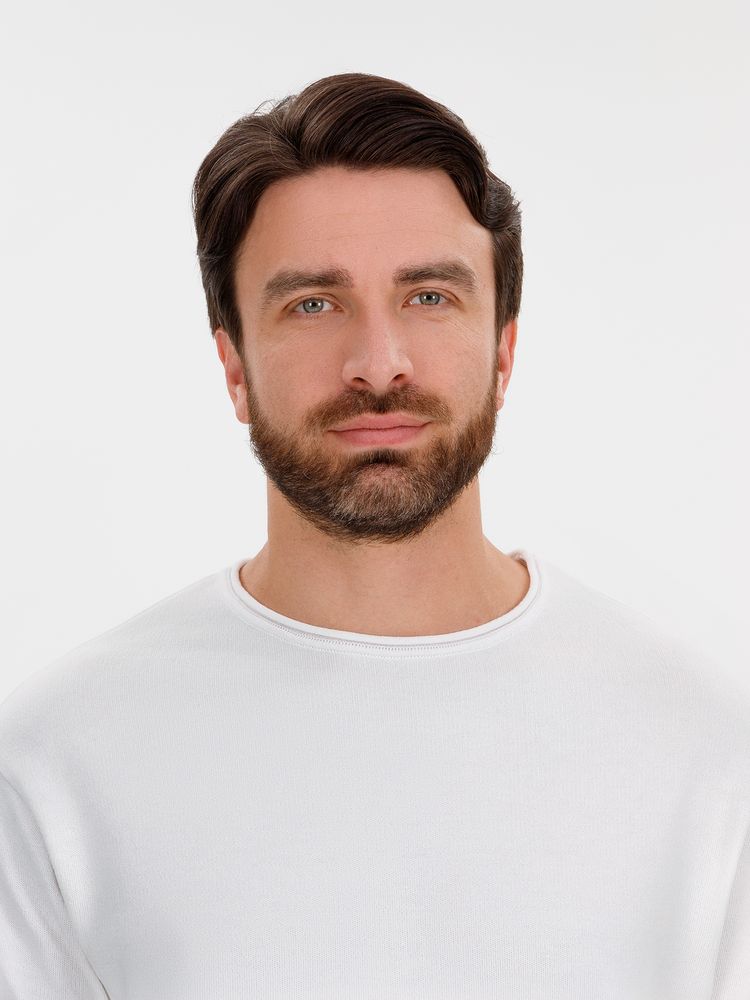 Лонгслив унисекс Siluetti Fuori, молочно-белый-3