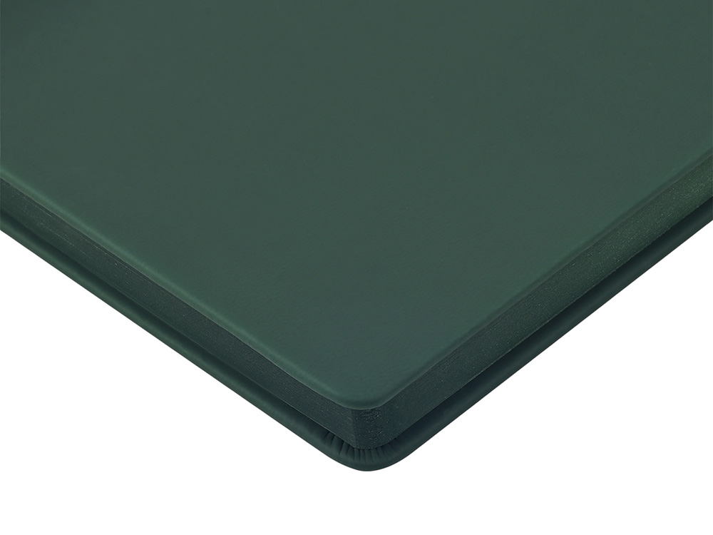 Ежедневник А5 Megapolis Color New soft-touch, темно-зеленый-2