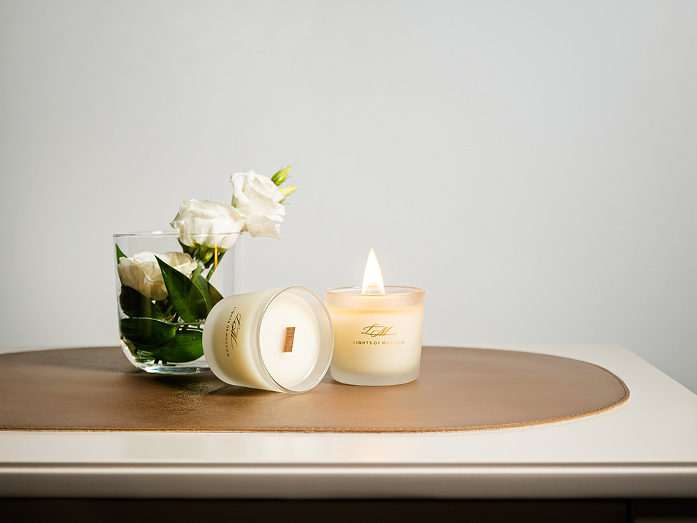 Набор для создания 2-х ароматических свечей: амбра и табак/маракуйя, сандал и пачули-7