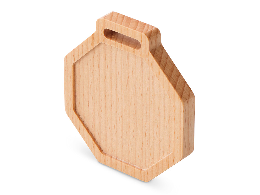 Медаль из бука Octagon, ромб-0