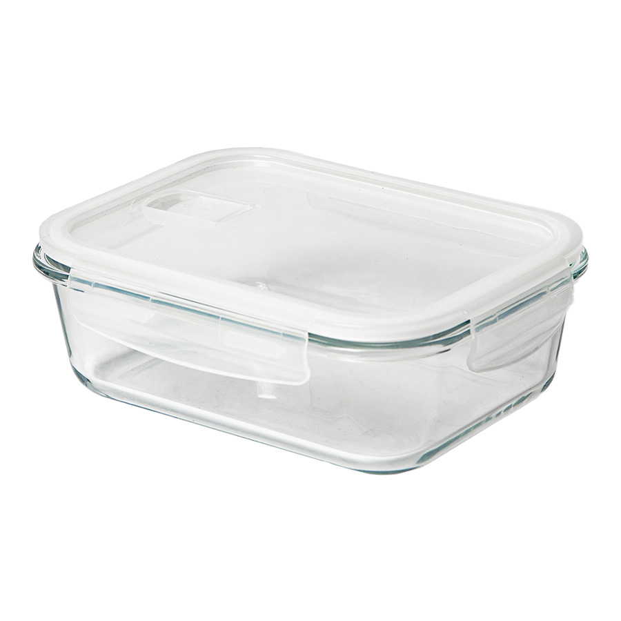 Ланч-бокс TUBER, боросиликатное стекло, прозрачный-0