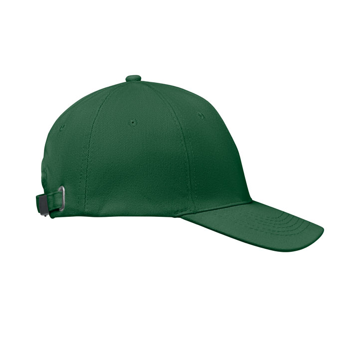 6 panel baseball cap, тёмно-зелёный-3