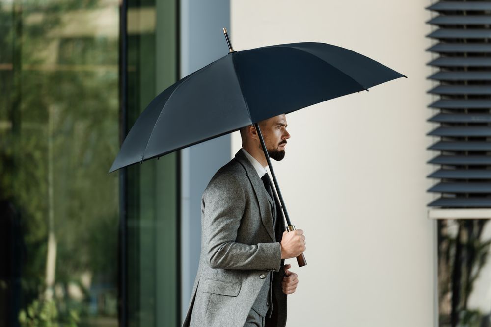 Зонт-трость Represent, черный-2