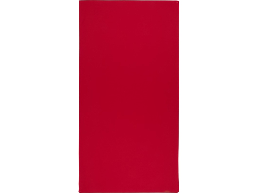 Lucas спортивное полотенце из переработанного полиэстера 50х100 см - Красный-1