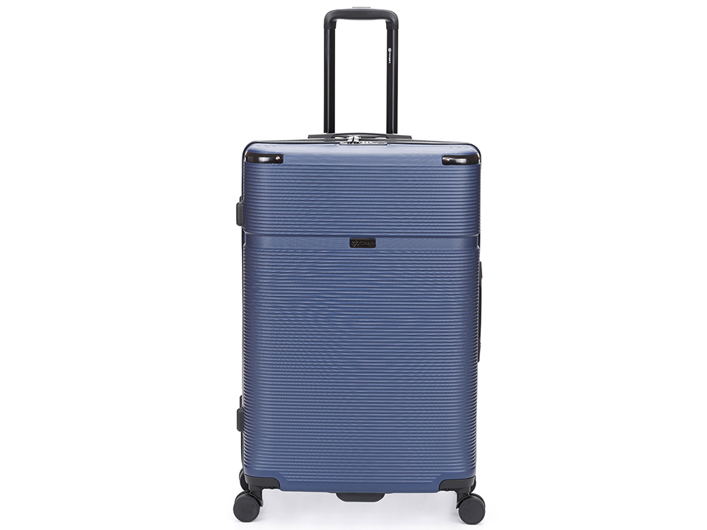 Чемодан TORBER Onego, синий, ABS-пластик, 79,5 х 51 х 29 см, 103 л-1