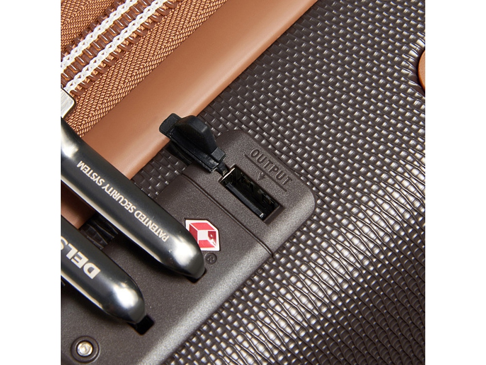 Чемодан 4-х колесный DELSEY, CHATELET AIR 2.0, 38л, коричневый-5