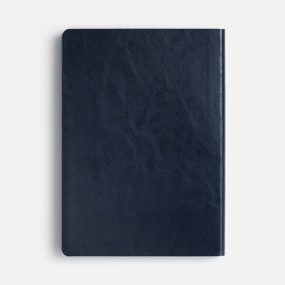 Ежедневник Doppio, недатированный, синий с голубым-4