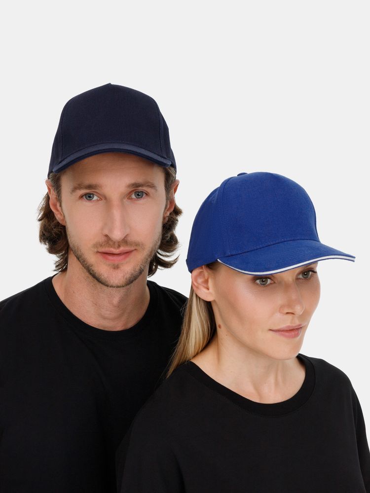 Бейсболка Classic 2.0, темно-синяя-4