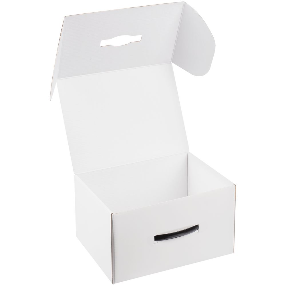 Коробка Matter High Light, белая с черной ручкой-1