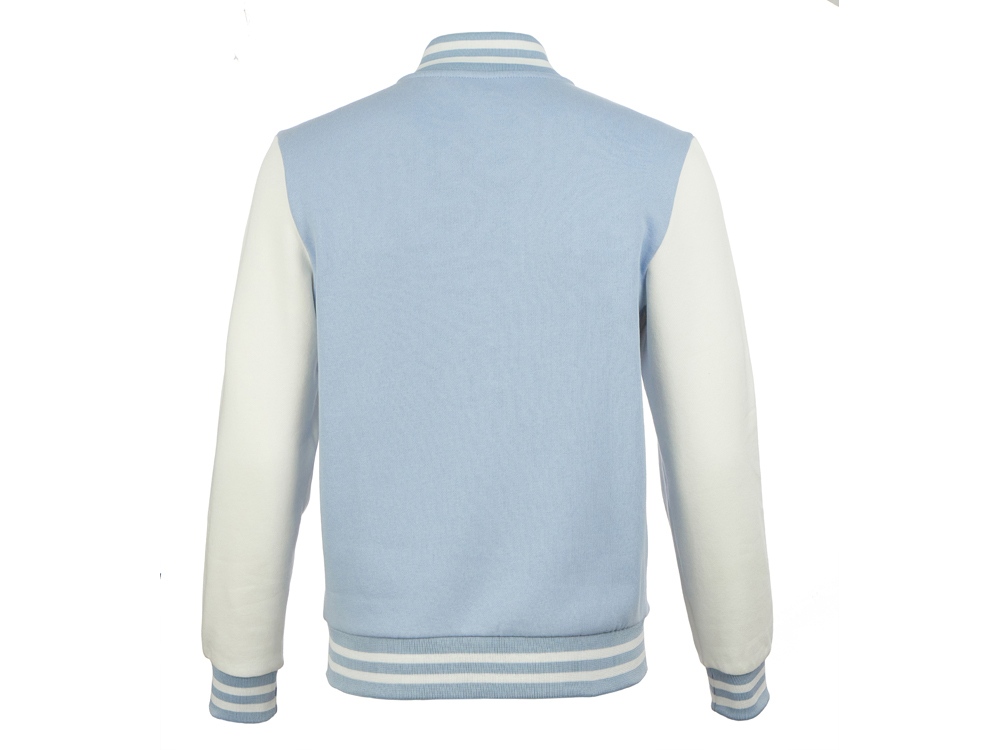 Бомбер Oxford, небесно-голубой/молочный, унисекс-11