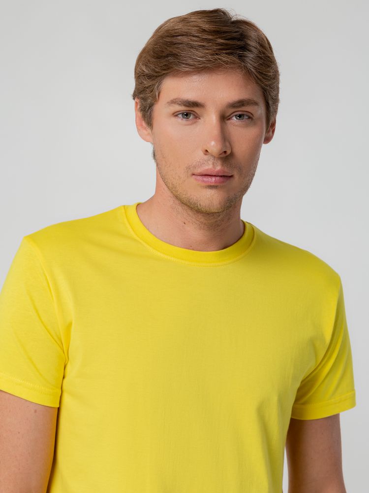 Футболка унисекс T-bolka 140, желтая-4