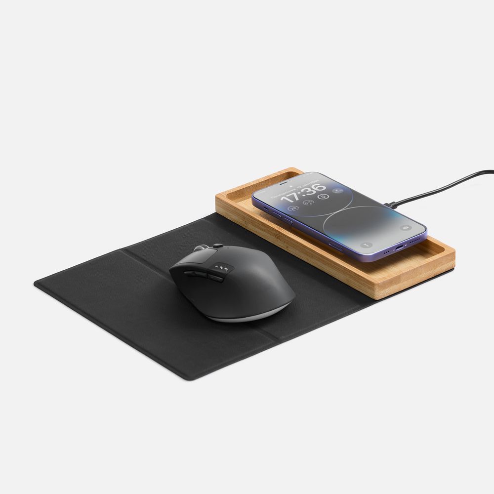 Складной коврик для мышки с беспроводной зарядкой Midstream ver.2-0