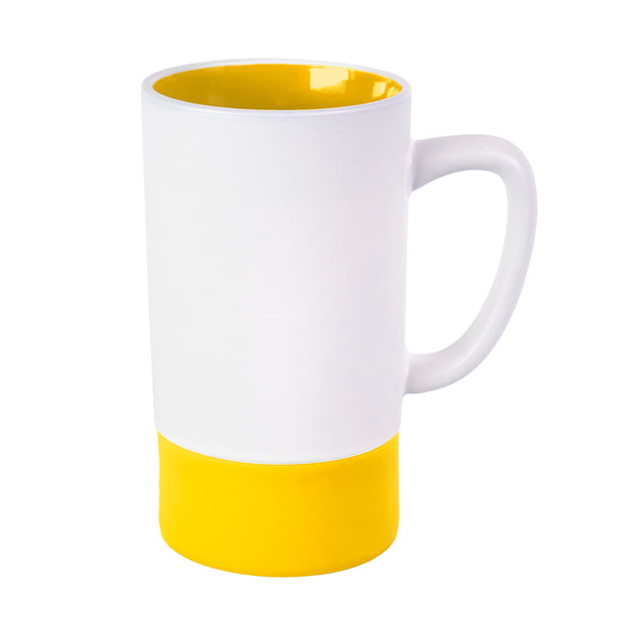 Кружка FUN 2, белый, желтый-4