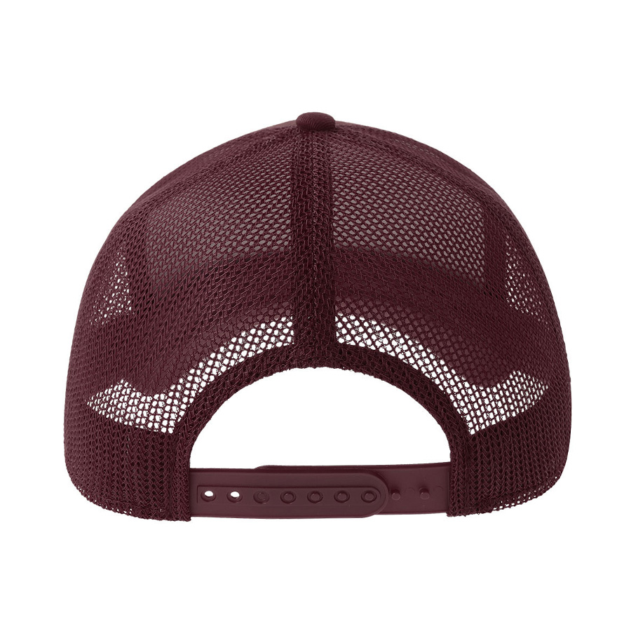 Бейсболка RAPPER COTTON-S, 5 клиньев, пластиковая застёжка, бордовый-1