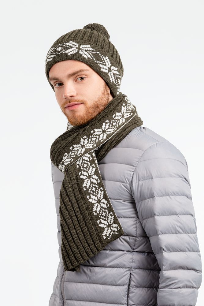 Шарф Eira, бордовый-3