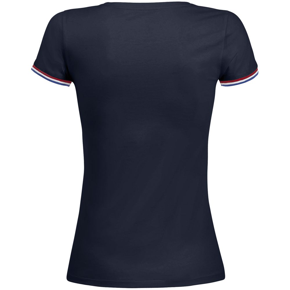 Футболка женская Rainbow Women, темно-синяя с ярко-синим-2