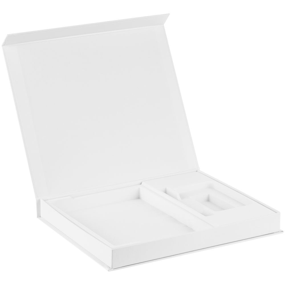 Коробка Daily Touch под ежедневник, аккумулятор и ручку, ver. 2, белая-0