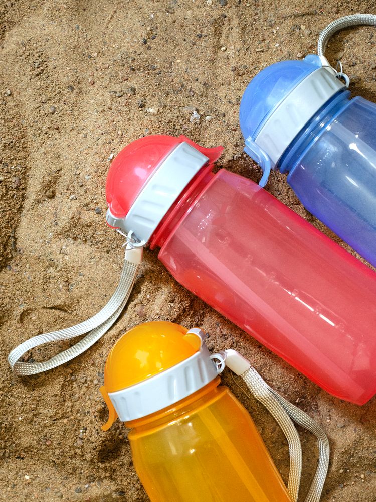 Бутылка для воды Aquarius, красная-3