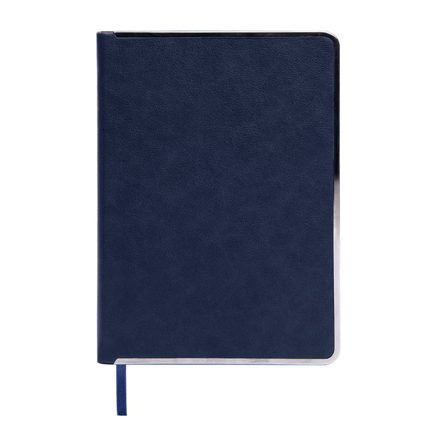 Ежедневник недатированный Montrose, формат А5, в линейку, темно-синий-1