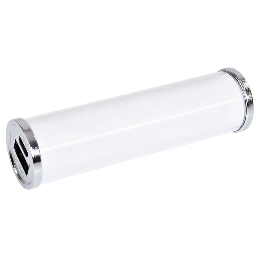Универсальное зарядное устройство "RollUp" (2200mAh), белый-0