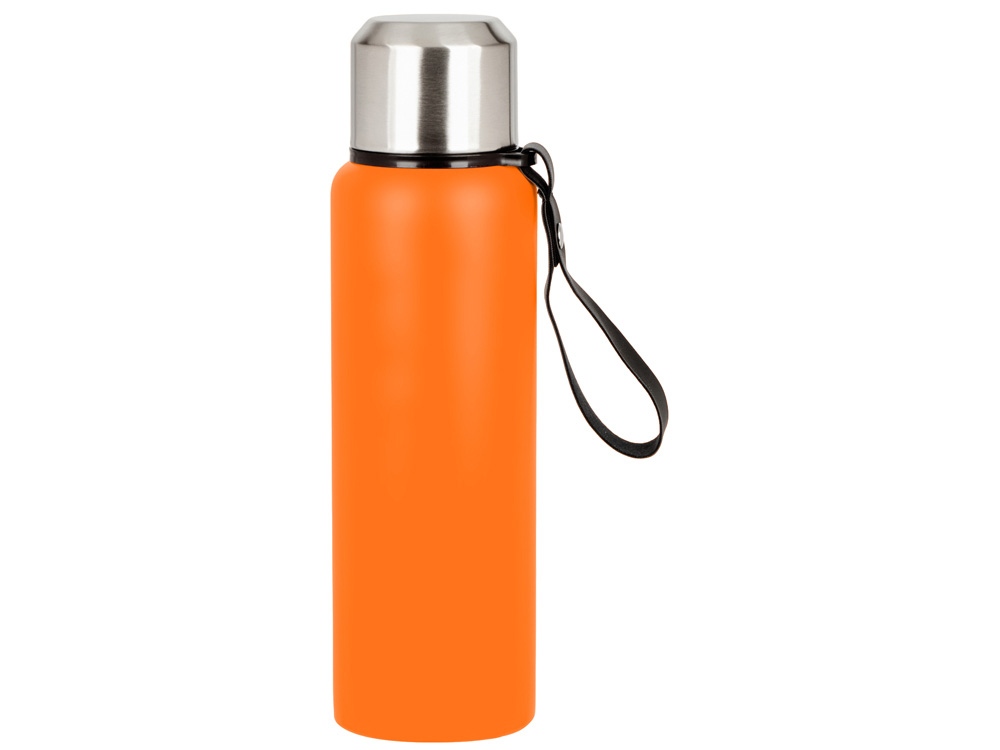 Вакуумный термос Story, тубус, оранжевый-3