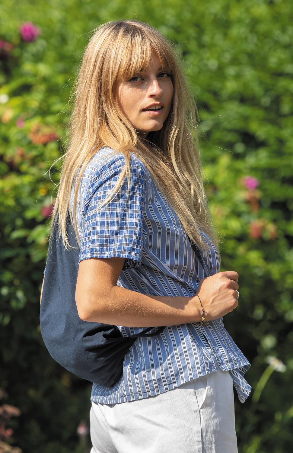 Рюкзак на шнурке Impact из переработанного хлопка AWARE™, 145 г-3