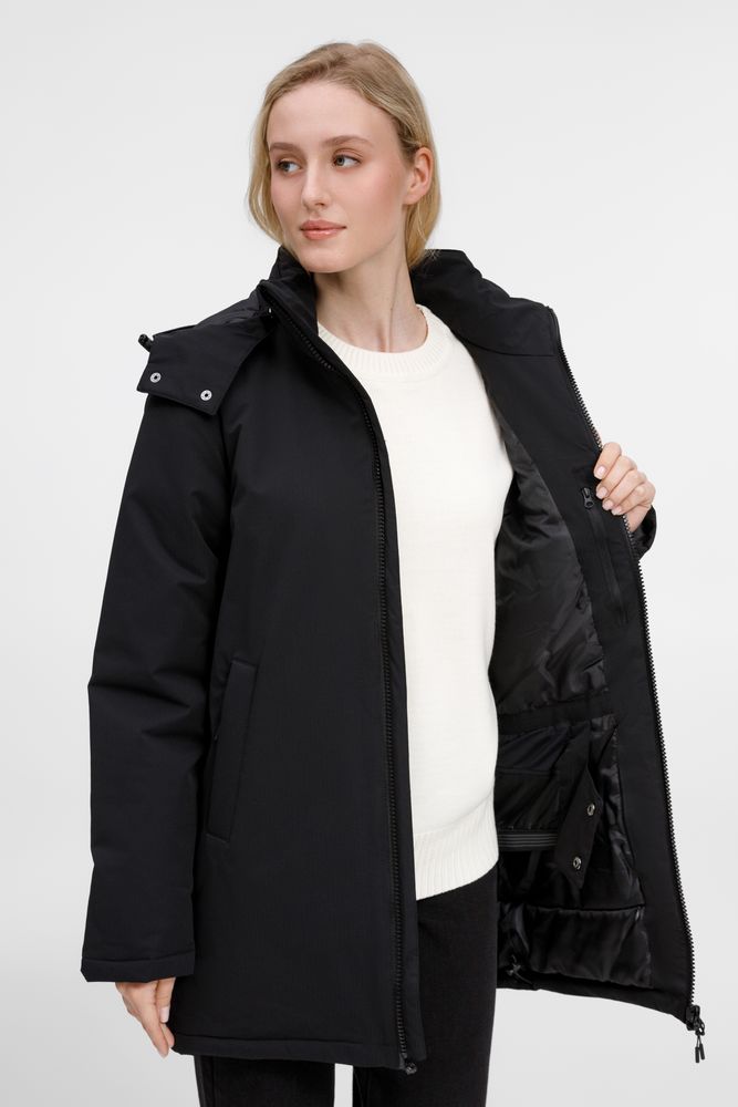 Куртка-парка унисекс Sfera, черная-8