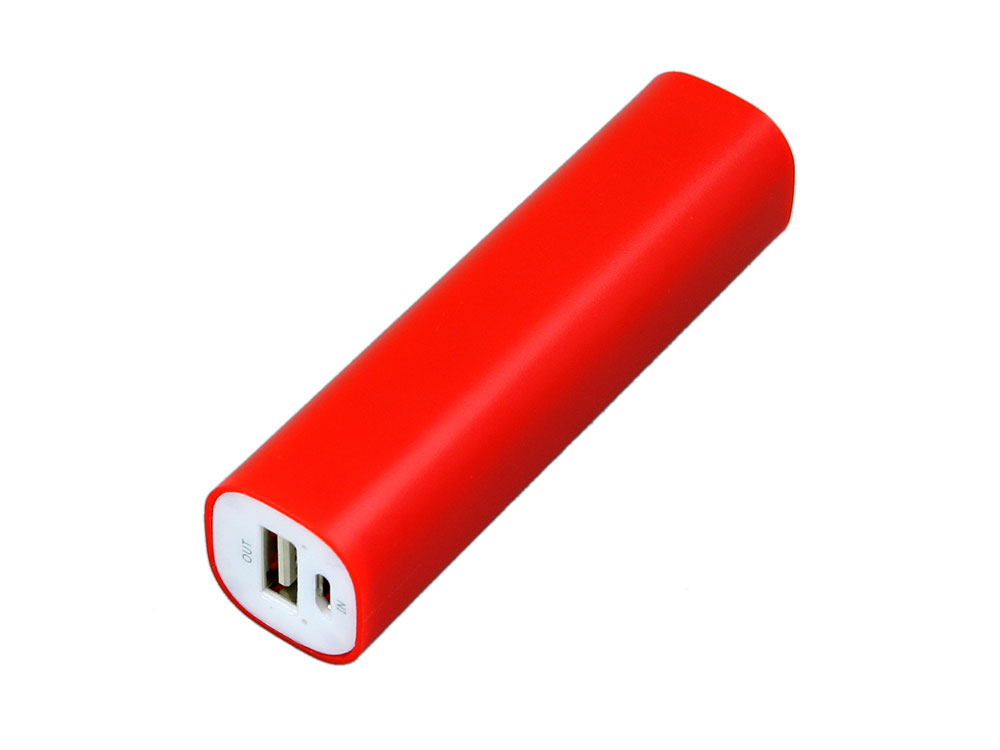 PB030 Универсальное зарядное устройство power bank  прямоугольной формы. 2600MAH. Красный-0