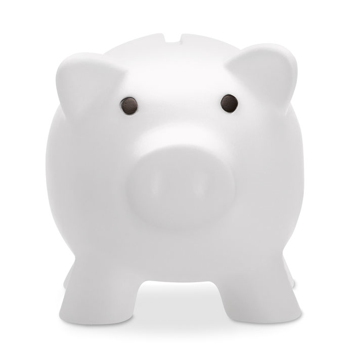 Копилка "Свинка", белый-2