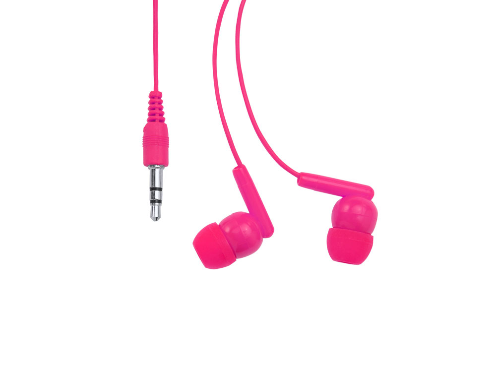 Наушники PUNK, фуксия-1