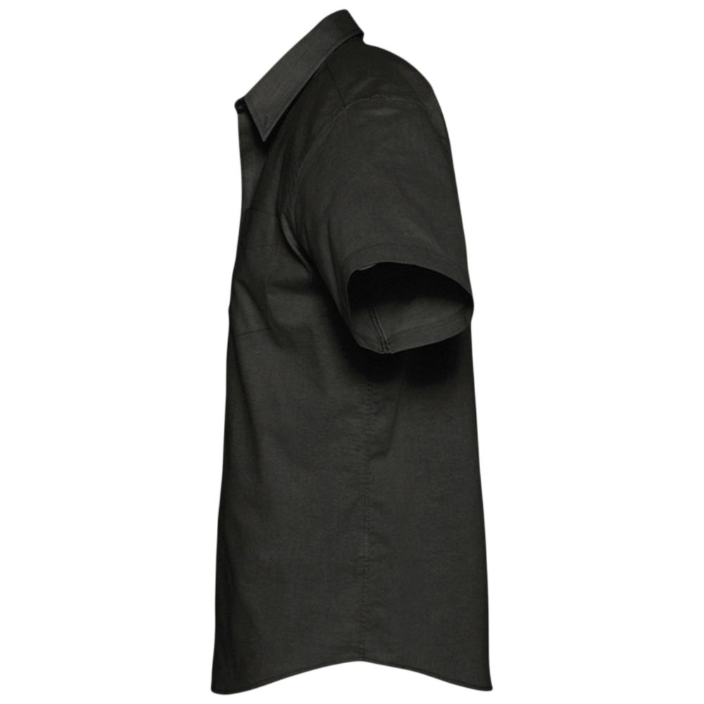 Рубашка мужская с коротким рукавом Brisbane, черная-3