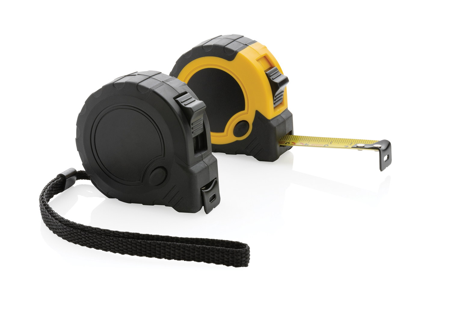 Рулетка из переработанного пластика RCS с кнопкой блокировки, 3м/16 мм-4