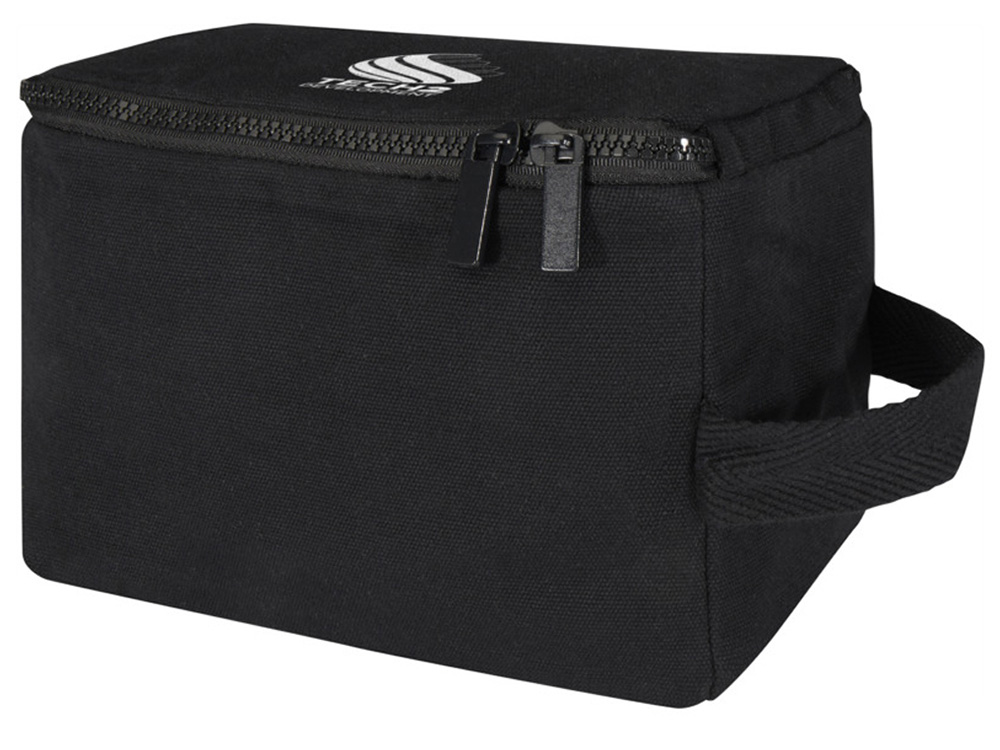 Органайзер для туалетных принадлежностей из переработанного материала Pack 500 г/м² Aware™ - сплошной черный-3