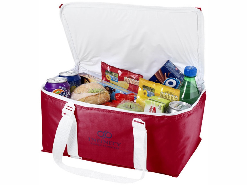 Сумка-холодильник Lavrik, красный/белый-4