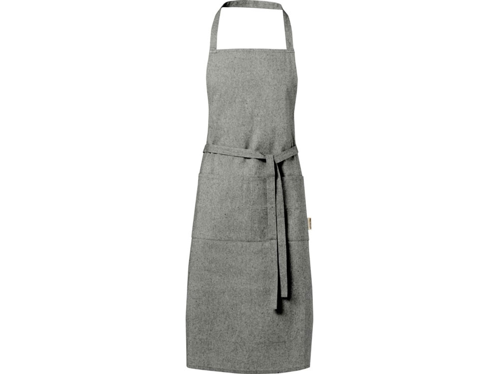 Pheebs 200 g/m2 recycled cotton apron, черный-0