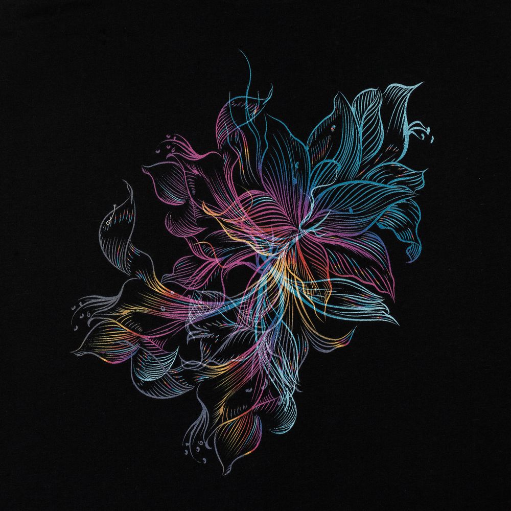 Майка женская Vibrance, черная-2