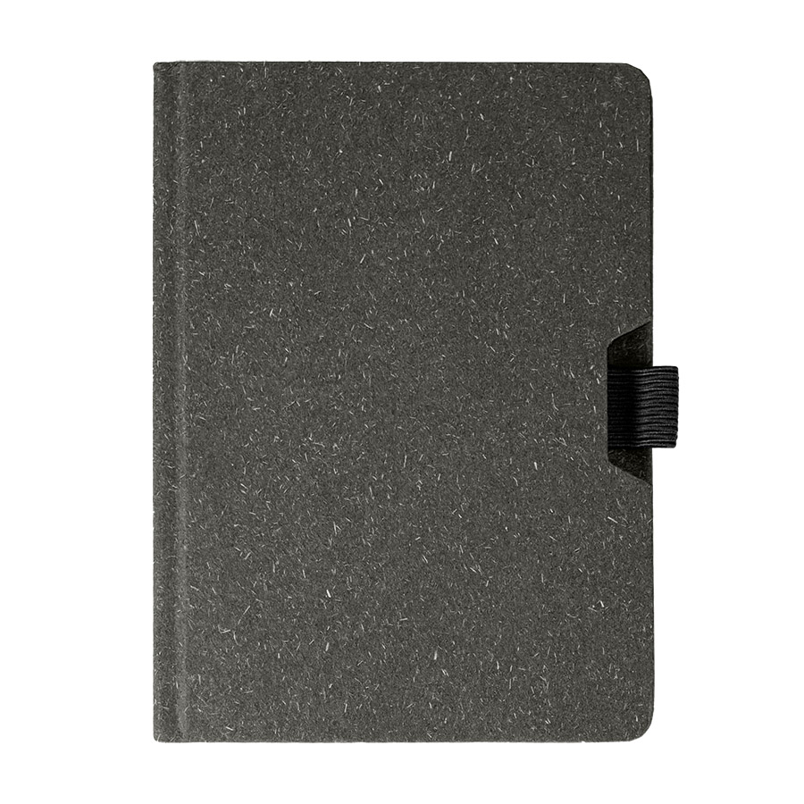 Блокнот MEMO, размер 130*170 мм, черный, блок в клетку, черный-1