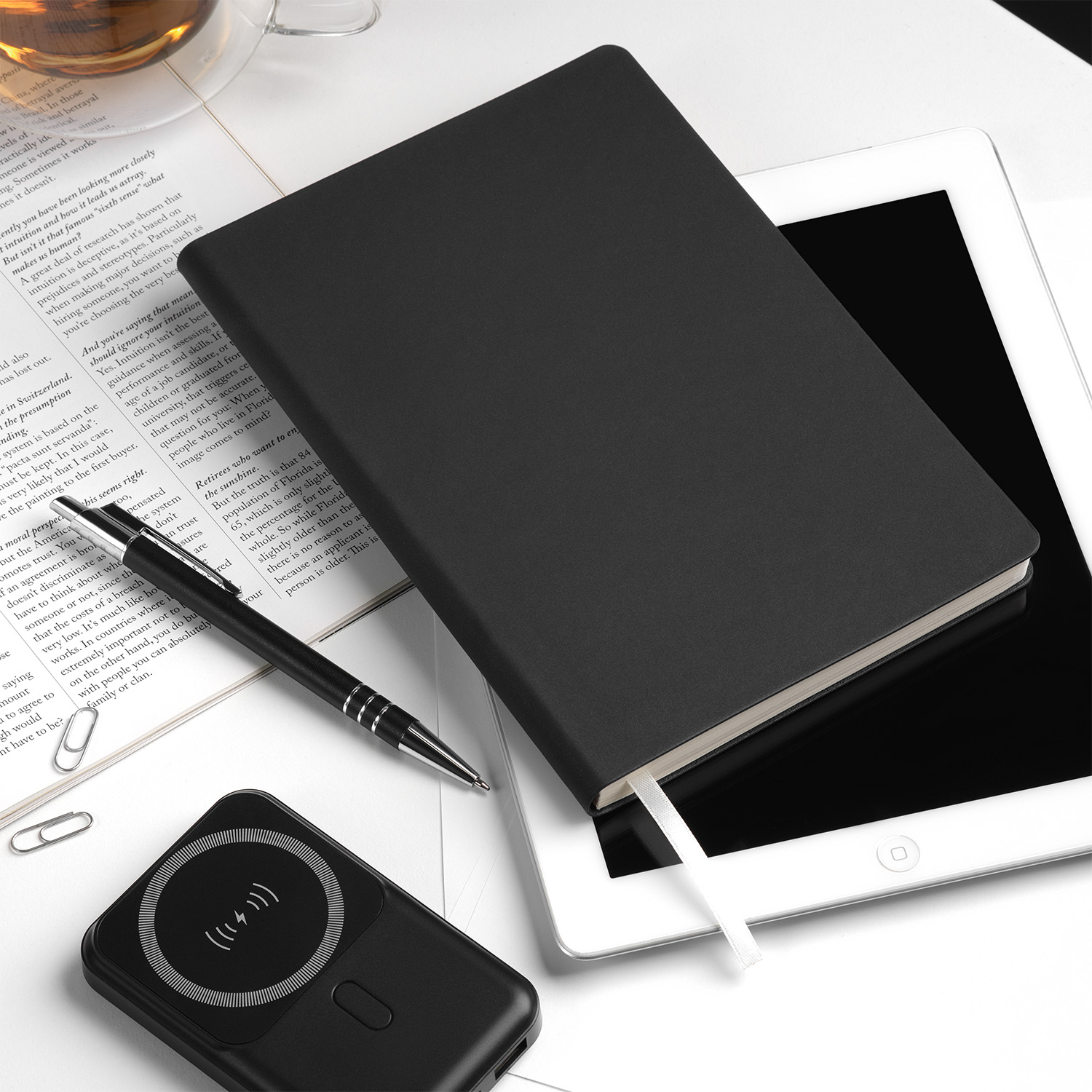 Ежедневник Star недатированный, черный (без упаковки, без стикера)-9