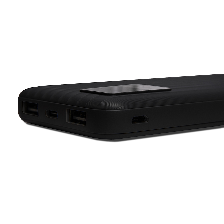 Универсальный аккумулятор Wave 10 (10000 мАч), черный, 14,9х6.7х1,6 см, черный-4