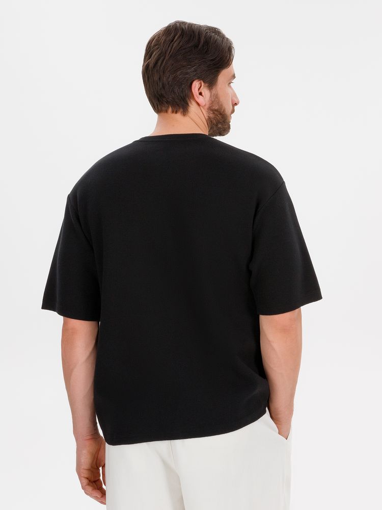 Джемпер с коротким рукавом Siluetti Volumica, черный-4